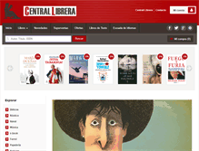 Tablet Screenshot of centrallibrera.com